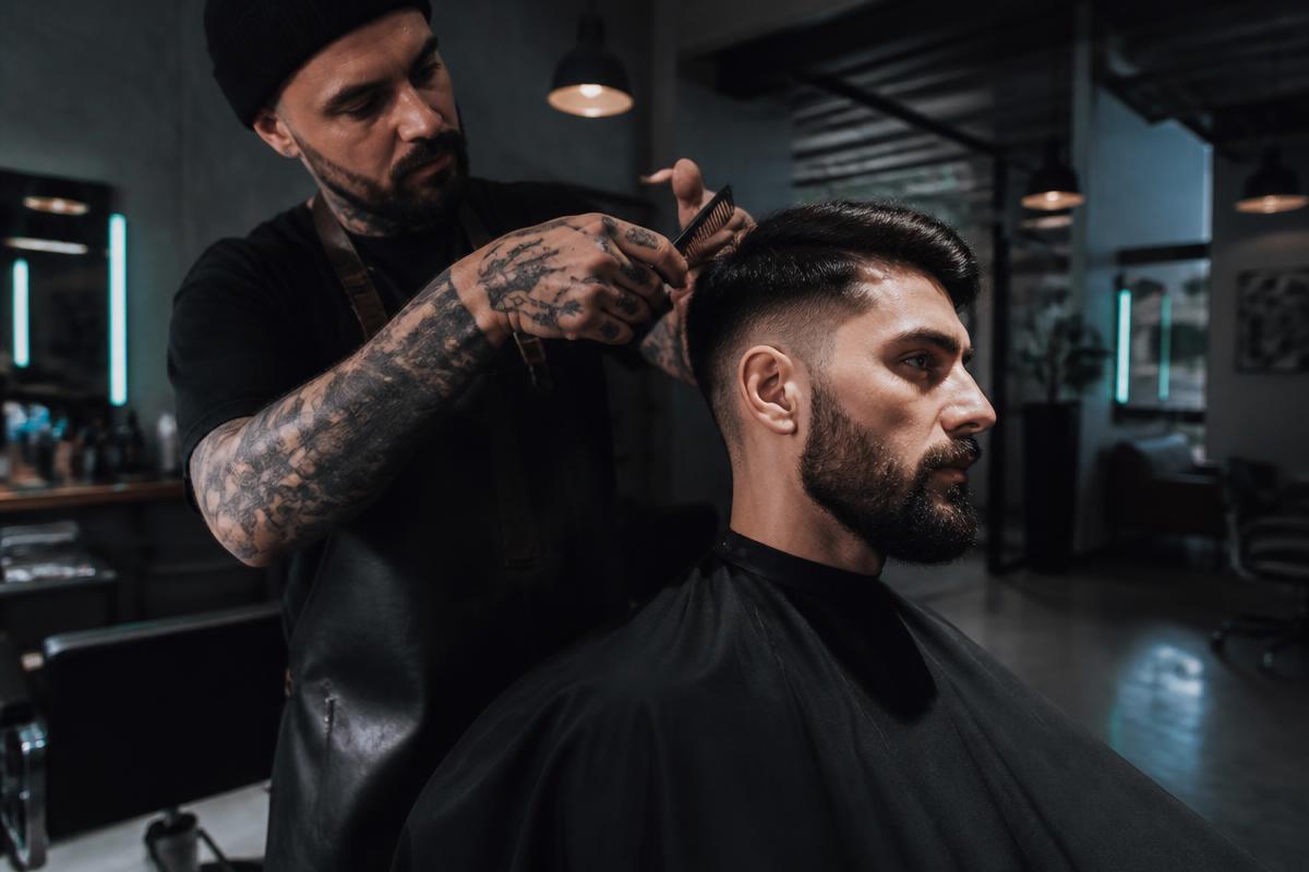 Barbier contemporain du style Studio